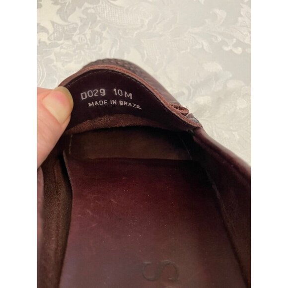Bass G.H. Bass Burgundy Leather Tasseled Loafer Size 10M  Preppy‎ old money 90’s main image 13